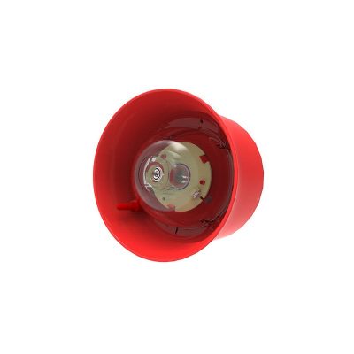 Wall Sounder Beacon - Red Case, Red LEDs