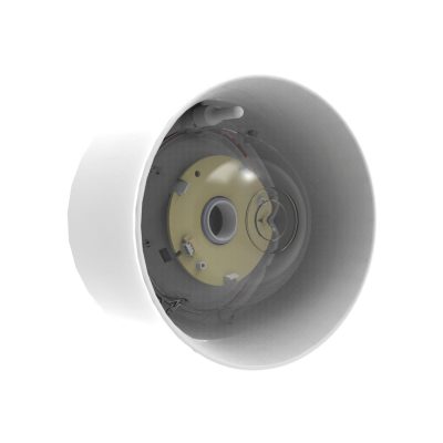 Wall Sounder Beacon - White Case, Red LEDs