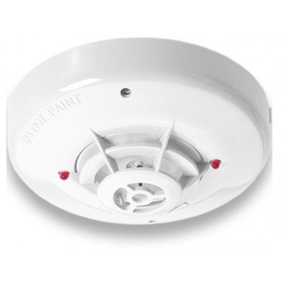 Conventional Rate of Rise Heat Detector - White