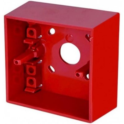 Manual Call Point Back Box - Red